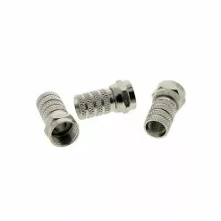 IDEAL RG-6 Twist-On F Connector (Pack Of 4), Model 84-039