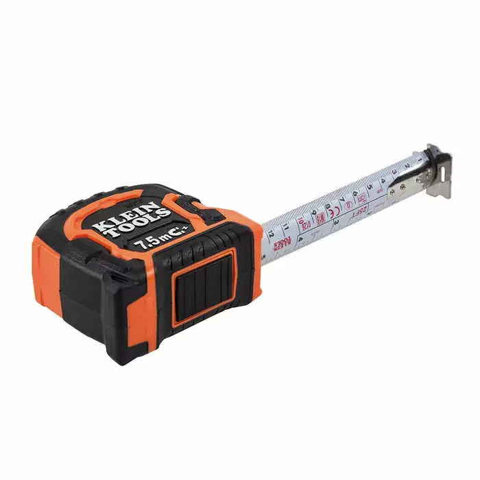 Klein Tools 7.5-Meter Magnetic Double-Hook Tape Measure, Model 86375 - Image 4