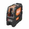 Klein Tools Self-Leveling Cross-Line Laser Level With Plumb Spot, Model 93LCLS