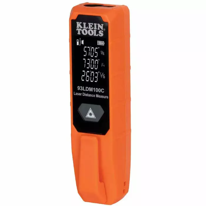 Klein Tools Compact Laser Distance Measure, Model 93LDM100C