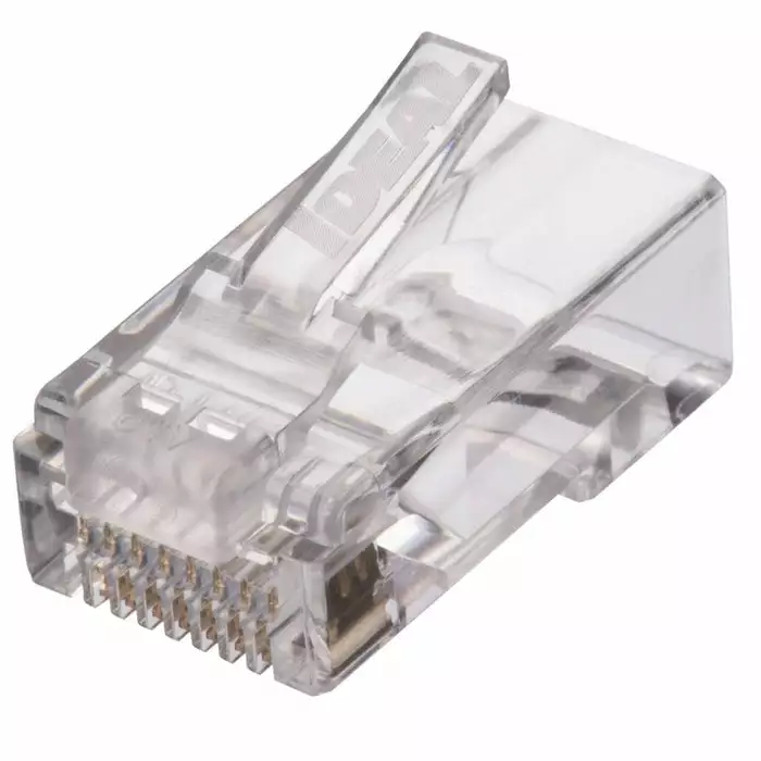 IDEAL CAT6 Feed-Thru RJ-45 Modular Plugs (Pack Of 25), Model 85-375