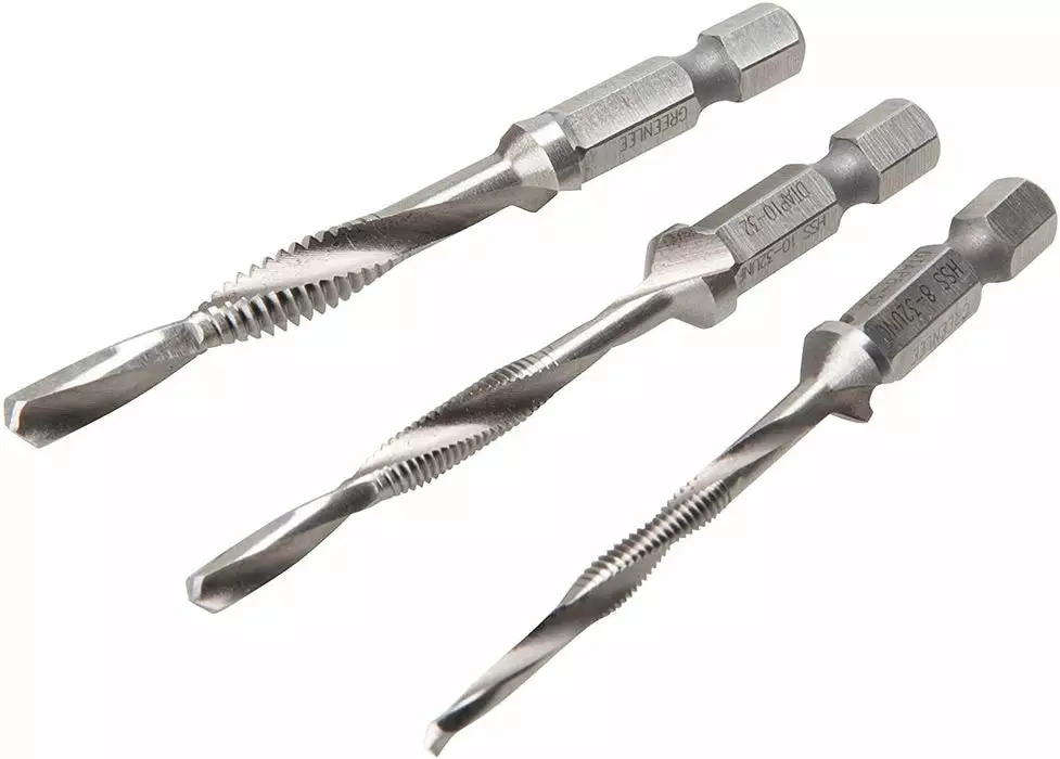 Greenlee 6-Piece Drill/Tap Set, 6-32 To 1/4-20 , Model DTAPKIT - Image 2