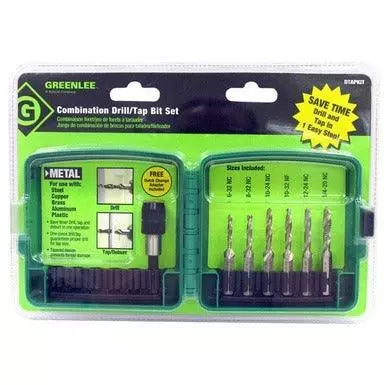 Greenlee 6-Piece Drill/Tap Set, 6-32 To 1/4-20 , Model DTAPKIT - Image 3