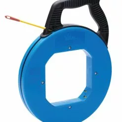 IDEAL 50' S-Class Fish Tape With Tuff-Grip Pro Case & Non-Conductive Eyelet, Model 31-086*