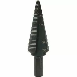 Greenlee Step Bit #4, Up To 7/8-Inch, Model GSB04