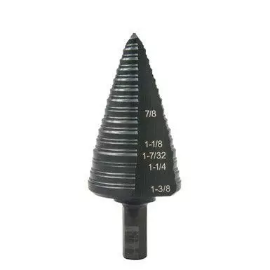 Greenlee Step Bit #12, Up To 1-3/8-Inch, Model GSB12