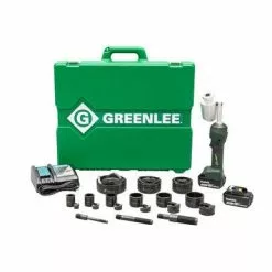 Greenlee Intelli-PUNCH Battery-Hydraulic Knockout Kit With Slug-Buster, Model LS100X11SB4X*