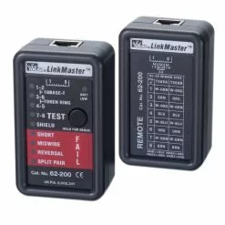 IDEAL LinkMaster™ RJ-45 CAT5e/6 Wiremapper, Model 62-200*