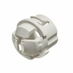 Arlington White Button Non-Metallic Push-In Connector, Model NM94X