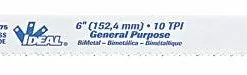 IDEAL Reciprocating Saw General Purpose Blade 10 TPI 6" (Pack Of 5), Model 36-075*