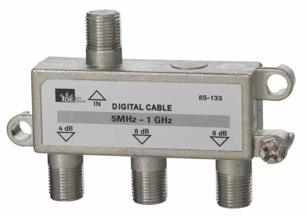 IDEAL 1GHz 3-Way Cable TV/General Purpose Splitters, Model 85-133*