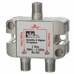 IDEAL 2.4 GHz 2-Way Satellite & Digital TV Splitters, Model 85-332*