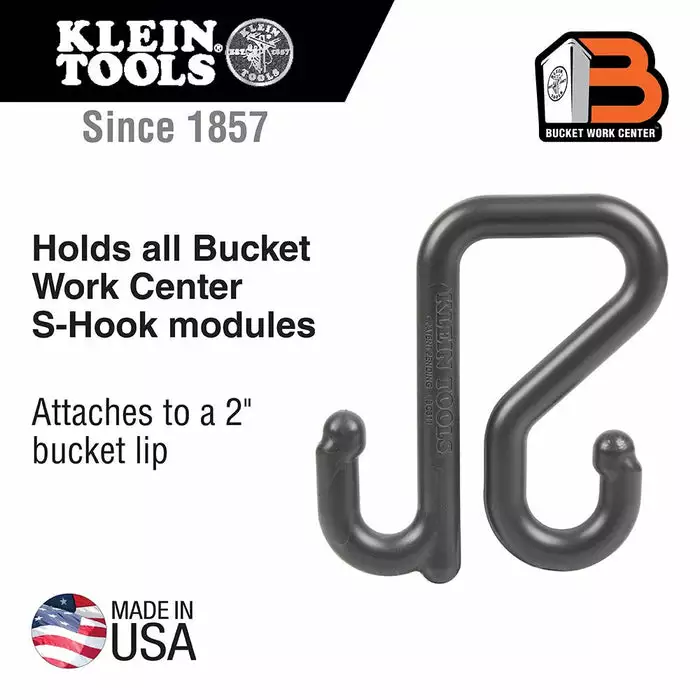 Klein Tools Bucket Work Center 2-Inch Utility S-Hook, Model BC311* - Image 2