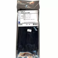 ElectriPro 11" Black Nylon Outdoor Cable Ties (500 Units), Model EPOCTO11V*