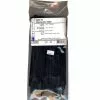 ElectriPro 14" Black Nylon Outdoor Cable Ties (100 Units) Maximum Resistance 50lbs, Model EPOCTO14C50
