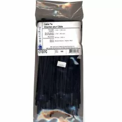 ElectriPro 5" Black Nylon Outdoor Cable Ties (1000 Units), Model EPOCTO5M