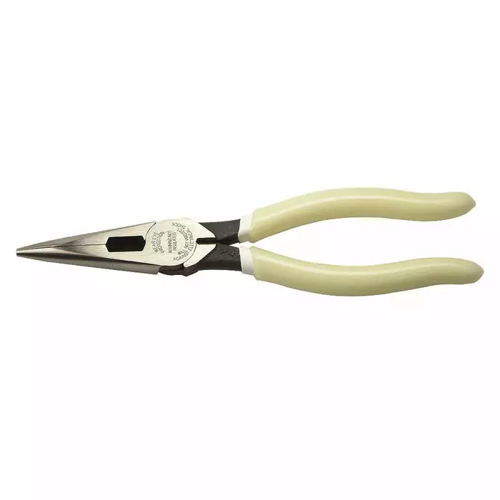 Klein Tools Glow In The Dark Long Nose Side-Cutting Pliers, 8-inch, Model D203-8-GLW - Image 2