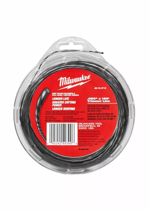 Milwaukee .080 In. X 150 Ft. Trimmer Line, Model 49-16-2712