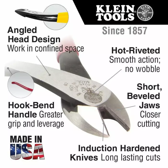 Klein Tools Ironworker's Pliers 2-Piece Kit, Model 94508 - Image 3