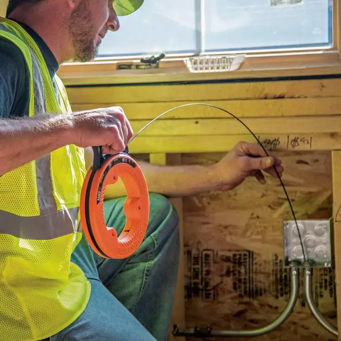 Klein Tools Steel Fish Tape, 1/8-Inch X 50-Foot, Model 56331 - Image 8