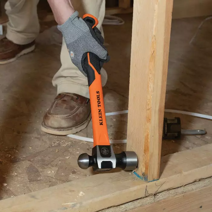 Klein Tools Ball-Peen Hammer, 32-oz, 15" Length, Model H80332* - Image 5