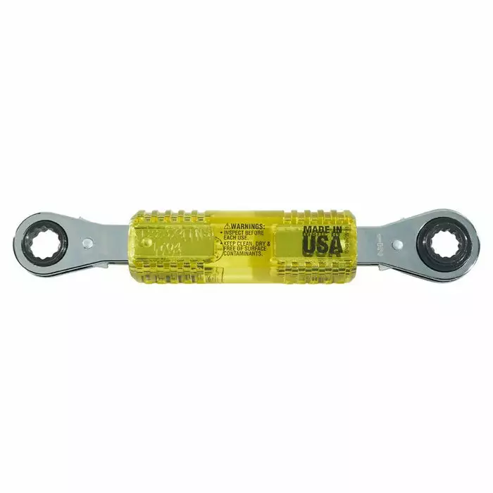 Klein Tools Lineman's Insulating 4-in-1 Box Wrench, Model KT223X4-INS* - Image 4