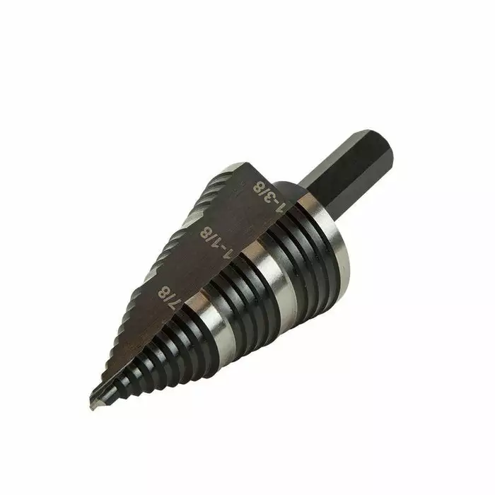 Klein Tools Step Drill Bit #15 Double Fluted 7/8 To 1-3/8-Inch, Model KTSB15* - Image 6