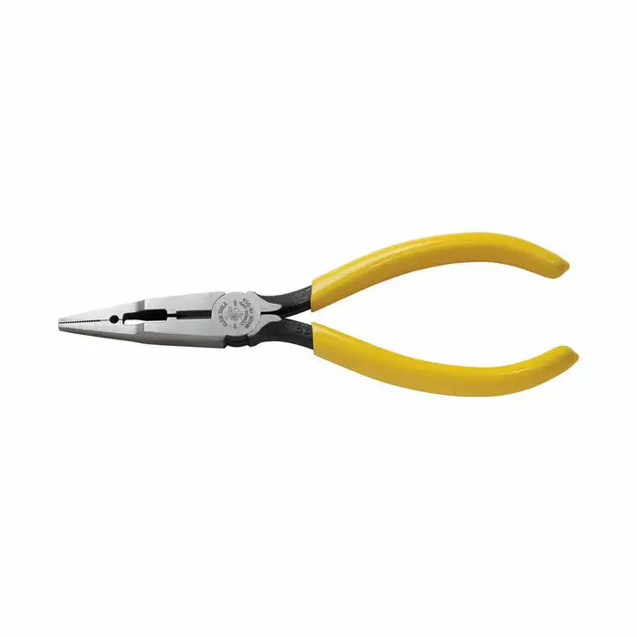 Klein Tools Crimps UR/UY/UG, Connector Crimping Long-Nose Pliers, Model VDV0260-49