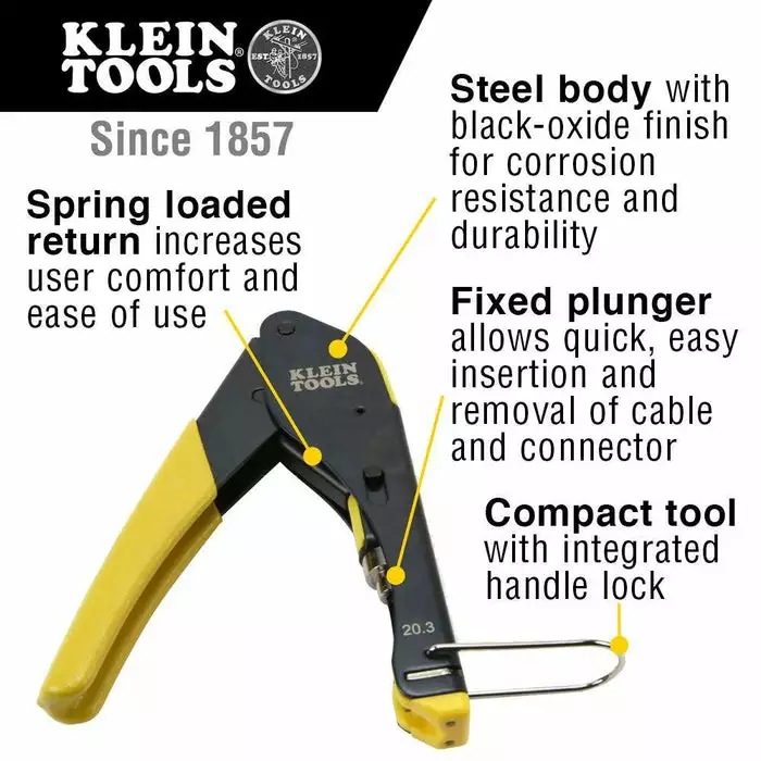 Klein Tools Coax Cable Installation Kit With Hip Pouch, Model VDV011-852* - Image 5