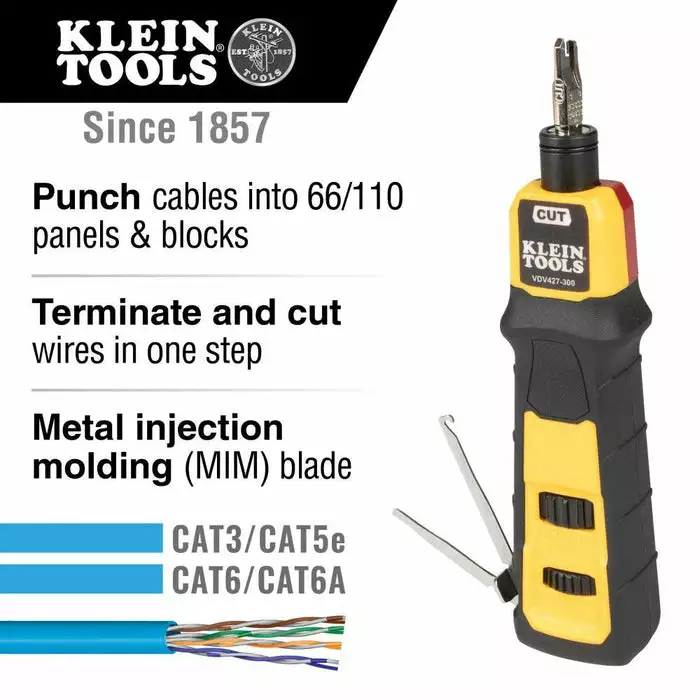 Klein Tools LAN Installer Starter Kit, Punchdown, Model VDV027-813* - Image 3