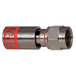 Klein Tools Universal F Compression Connectors RG59 (Pack Of 10), Model VDV812615