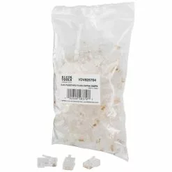 Klein Tools Pass-Thru Modular Data Plug, CAT6AUTP, 200-Pack, Model VDV826-764*